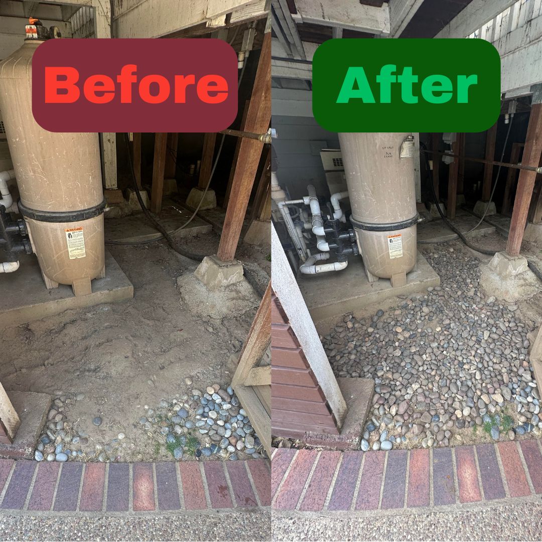 Excel Lawn Service before and after result